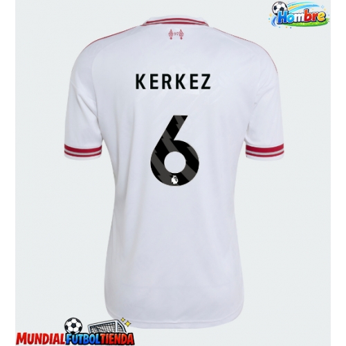 Camiseta Liverpool Milos Kerkez #6 Segunda Equipación Replica 2026-27 mangas cortas
